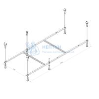 Каркас для ванны Am.Pm Func W84A-170-070W-R