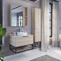 Шкаф-колонна Comforty Порто-35 дуб дымчатый 00-00009981CF