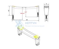 Ножки на стальные ванны BLB UNIVERSAL, ANATOMICA, EUROPA