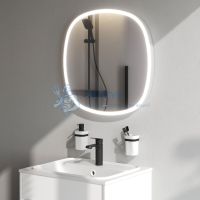 Зеркало сложной формы с контурной LED-подсветкой, ИК-сенсором, квадрат Am.Pm M8FMOX0651WGS