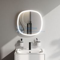 Зеркало сложной формы с контурной LED-подсветкой, ИК-сенсором, квадрат Am.Pm M8FMOX0551WGS