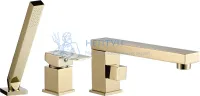 Смеситель на борт ванны REA GLEN Gold REA-B6631