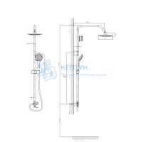 Душевой комплект RUSH Bella (BL4535-111)