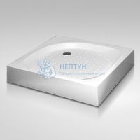 Душевой поддон 80*80*6 h 16 RGW LUX/TN /Квадрат Ø60 (FW5-5) (Литой)