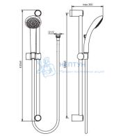 Душевой гарнитур Vidima FRESH BA207AA