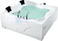 Акриловая ванна Gemy 187x187 квадратная G9089 O L