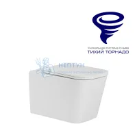 Унитаз подвесной Prato PR-2303A с сиденьем микролифт