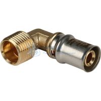 Угольник пресс 16x1/2" НР Stout SFP-0011-001216