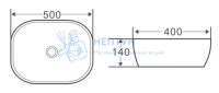 Накладная раковина BelBagno BB1302