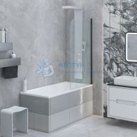 Ванна из литьевого мрамора Taliente Egoista EG2315070-1 150х70 пристенная прямоугольная