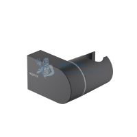 Держатель ручного душа AQUATEK, матовый черный AQ2406MB