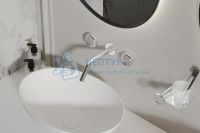 Смеситель Abber Glanz AF8H121 для раковины скрытого монтажа, хром