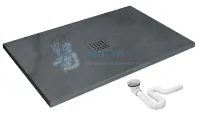 Поддон для душа REA ROCK GREY 100x80 REA-K4582