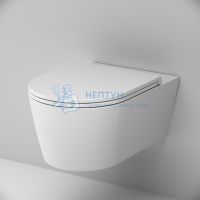 Подвесной унитаз 54 см FlashClean с сиденьем микролифт Func Am.Pm C8F1701SC