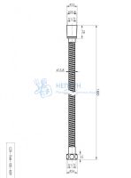 Душевой шланг Cezares CZR-FMM-180-NOP