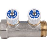 Коллектор распределительный 1", 2 отвода 1/2" Stout SMB 6851 011202