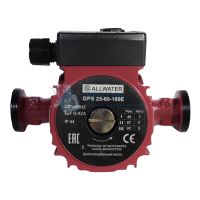 Циpкуляционный насос DPS 25/6 -180E Allwater (180 мм, 93/67/46 Вт, 3,9/2,9/1,6 куб/ч)