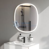 Зеркало сложной формы с контурной LED-подсветкой, ИК-сенсором, квадрат Am.Pm M8FMOX0801WGS