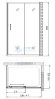 Душевой уголок Gemy Victoria S30191BM-A90M