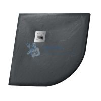 Душевой поддон Grossman GR-S29090 900x900 графит