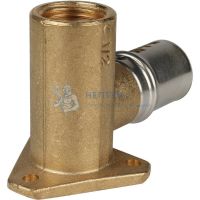 Угольник пресс настенный с креплением удлиненный 20x1/2" ВР Stout SFP-0012-001220
