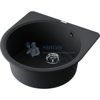 Круглая одинарная мойка Omoikiri Akegata 51 Черный 4993758