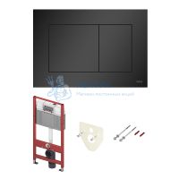 Инсталляция для унитаза TECEbase с черной матовой клавишей 9240407 Tece K440407