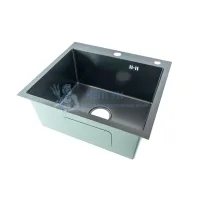 Мойка для кухни Fmark FSC5045Q графит, нержавеющая сталь, 500*450*210 мм