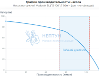 Скважинный насос Водоток БЦПЭ 100-1.7-60м-Ч