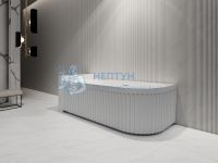Акриловая ванна Abber 170x80 асимметричная белая AB9412-1.7 L