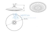 Верхний душ D&K DC1004859