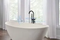Смеситель колонна для ванны REA ORTIS Black mat REA-B0232
