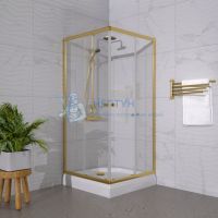 Душевое ограждение "Вента-Голд" 90x90, квадрат, низ. подд. Triton