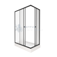 Душевое ограждение Triton Вента-Блэк Вельвет 120x80 Щ0000064630