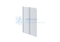 Шторка для ванны Aquatek AQNFB6222-100 Стекла Прозрачные Профиль Хром 1000x1500