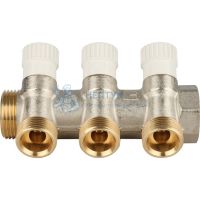 Коллектор распределительный 1", 3 отвода 3/4"ЕК Stout SMB 6851 013403