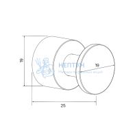 Крючок цвет глянцевый хром Iddis Optima Home HOK4SC0i41