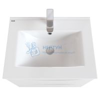 Тумба с умывальником, напольная, 60 см, белая, Cloud, Iddis CLO60WFi95K