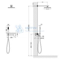 Душевая система встроенная Timo Selene SX-2169/00SM хром