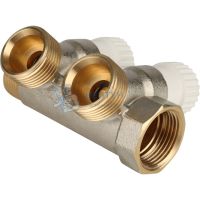 Коллектор распределительный 3/4", 2 отвода 3/4"ЕК Stout SMB 6851 343402