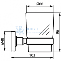 Стакан с держателем Ideal Standard IOM A9120XG