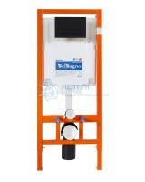 Инсталляция для унитаза BelBagno BB002-80 с кнопкой смыва BelBagno BB012-MR-NERO.M