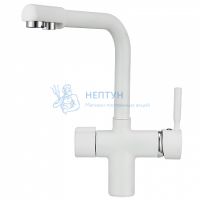 Смеситель для кухни Point PN3104W белый