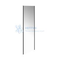 Душевая боковая панель VETRO, 80х195, матовый черный