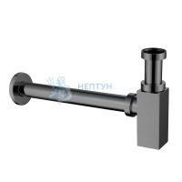 Сифон для раковины Abber AF0031NG, оружейная сталь