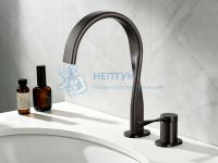 Смеситель Abber Tanz AF8C09GM для раковины, оружейная сталь