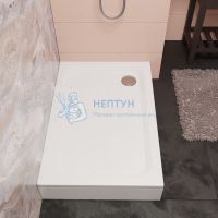 Душевой поддон 80*100*3,5 h22 RGW STYLE /Прямоуг Ø90 (FW5-8)