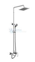 Душевая колонна со смесителем Bravat F6125183CP-A-RUS