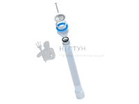 Сифон для мойки АНИ пласт G216 1 1/4" 40/50 мм гофрированный 566-1391 мм