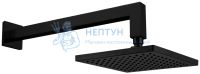 Верхний душ ECA 102145031C1EX матовый черный